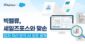 빅밸류, 에이전트포스 월드투어서 부동산 입지 자산 분석 AI 선봬