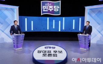 정청래 '강력 개혁' vs 박찬대 '원팀'…與 당권주자 첫 TV토론서 격돌