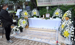 [포토]양평군 공무원 분향소가 마련된 김건희 특검 사무실앞