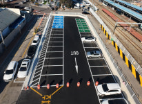 칠곡군 왜관남부 공영주차장 확장 준공…역세권 주차난 해소 본격화