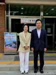 김학홍 문경시장 후보, 호계초등학교서 ‘한표’ 행사