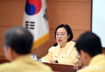 [포토]2026 을지연습 준비보고회의에서 발언하는 한성숙 총리