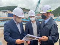 임종성 의원, 초월읍 신월리 중금속 폐수 무단 방류 적발 공사현장 점검