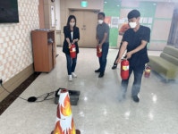 국립공주병원, 공주소방서와 협업으로 소방 훈련 진행