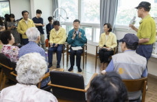 이기일 복지차관, 경로당 무더위쉼터 긴급 현장점검 실시