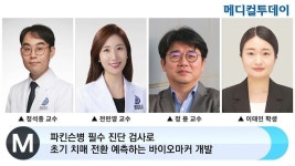 파킨슨병 필수 진단 검사로 초기 치매 전환 예측하는 바이오마커 개발