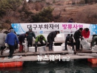 통영시 대구 부화자어 방류