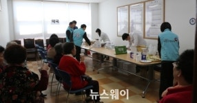 건강보험공단 ‘사랑 실은 건강천사봉사단’ 인술 펼쳐
