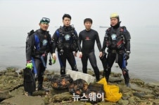 포스코 광양제철소 클린오션 봉사단, 묘도 앞 바다 청소