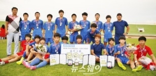강진중학교 한국중등(U-15)축구연맹전 준우승