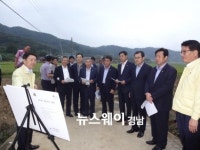 경남도의회 건설소방위 집중호우 특별재난지역 현장 확인 나서