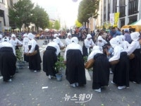 강진 군동 전통길쌈 베틀놀이, 충장축제서 선보여
