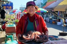 청정 동해안 해산물 펄떡이는 전통시장