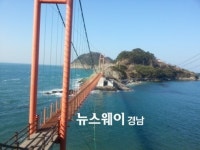 통영시, 연대~만지도 보도교 준공식