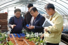 박일호 밀양시장 시설원예 신기술보급 현장 방문 격려