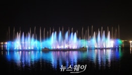 목포춤추는바다분수, 화려한 밤의 향연 시작