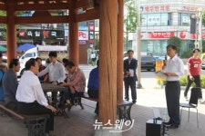 천정배 의원, ‘마을돌기’ 행사 갈수록 큰 호응