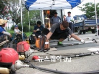진주시 성묘철 동력예취기 무상 점검ㆍ정비 실시