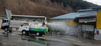 경북농협 NH방역지원단, 소독시연회