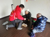 하춘수 예비후보, 경로당 찾아 어르신들께 설 인사