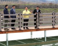 차정섭 함안군수, 호곡ㆍ야촌천 사업장 현장 점검