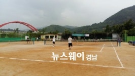 하동서 전국 동호인 테니스대회 열려