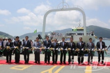 완도군 노화농협, ‘카페리3호’ 취항