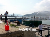 신도천 남해부군수, 적조 사전 대비 태세 현장 점검