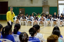 민형배 광산구청장, 어룡초등학교 학생들과 ‘직접민주주의’ 주제로 강연