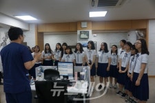 조선대병원, 살레시오여고 학생 진로 체험 견학