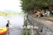 고성 영현 영동둔치공원, 여름 피서지·힐링지로 각광