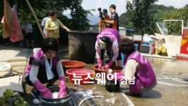 하동지역 행복천사들, 장애인 주거환경개선 위해 구슬땀