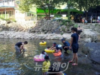 장성경찰,남창계곡 등 성범죄 및 각종 범죄예방활동 가져
