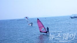 무안군 홀통유원지서 전국윈드서핑대회 개최