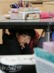 [포토]지진대피훈련, ‘정말 지진이 날까?’