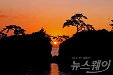 해남군, 황홀한 맴섬 일출...26일 아침이 장관