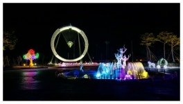 익산 보석테마 관광지, 야간경관 시설 조성