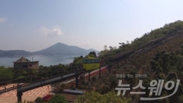 완도타워 모노레일 졸속 운행, 관광객 안전 등 외면