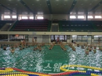 광주광역시 서구청, 아쿠아로빅 수중운동 지역주민들에 큰 인기!