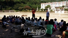 장성119안전센터, 장성 북이초등학교 합동 소방훈련 실시