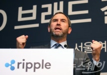 [NW포토]가상화폐 리플 CEO 브래드 갈링하우스 내한 기자간담회