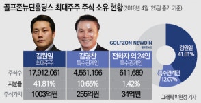 [신흥 주식부자]골프존뉴딘 김영찬 父子, 지주사 전환 후 실적 개선 과제