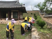장수군, 흥학당에서 우리 문화재 가꾸는 날 실시
