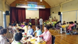 정읍 소성중학교, 노인 일자리사업 참여 어르신 초청 다과회 개최