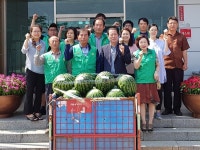 청도 풍각면 새마을3단체, 경로당 수박 전달