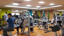 [NW포토]마사회 광주지사 문화공감센터 휘트니스센터 운동 열기 ‘핫’