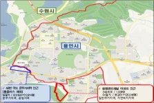 수원시·용인시 행정 경계조정 갈등…7년 만에 해결