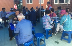 경산시 노인복지관, 압량면 내리에서 사랑의 밥차 운영