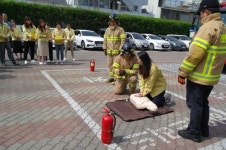 [포토] 대구 달성교육지원청, 중부소방서와 합동 소방훈련 실시
