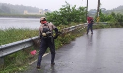 경산시 북부동, 저수지 제당 예초작업 실시